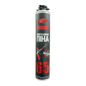 НОСОРИГ Пена монтажная профессиональная всесезонная 65Л. 850мл.