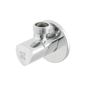 Raftec Кран угловой приборный с керамическим запорным. элементом 1/2х 1/2 Relo Silver mini VKM80101