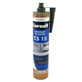 Ceresit CS15 SANITARY Силіконовий герметик санітарний 280мл. (прозорий)