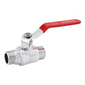 KARRO Кран шаровой Standart+ PN40 (1/2) З/З красная ручка