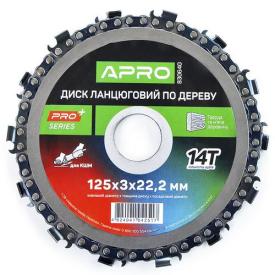 APRO Диск цепной по дереву 125*22,2мм. 14T PRO 830640