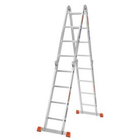 BLUETOOLS Драбина-трансформер алюмінієва (4*4 сходинки) 4,7м. 160-9013
