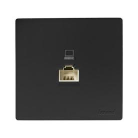 Lezard LETO Розетка зовнішня комп'ютерна RJ45 5e (антрацит) 752-4200-139