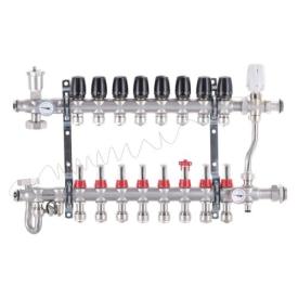 KOER KR.S1013-8 Колектор з вбудованим змішув. вузлом 1х8 SUS304 і євроконус 3/4-16 (KR2951)