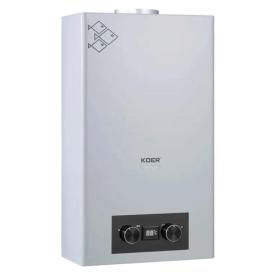 KOER KWH.G0110 Газова колонка димохідна 10л. GRAY 180*340*590мм. (KR5555)