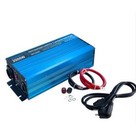 ZEGOR Інвертор-перетворювач напруги UPS 2000W 12/220V (чиста синусоіда) DPR-2000C
