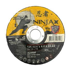 NINJA Диск зачистний по металу 125*6*22,2 65V025