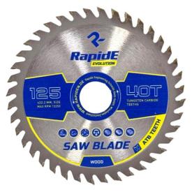 RAPIDE Basic Series Диск пильний по дереву Ø125*16/20/22,23мм. (40зуб.) RAHФ-00001400