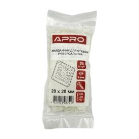 APRO Площадка для кабельных стяжек 20*20мм БЕЛЫЕ (пач 50шт.) PH-2020W