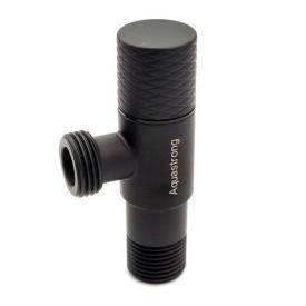 AQUASTRONG D8 Black Кран кутовий приладовий 1/2х 1/2 D814