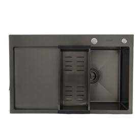 GAPPO GS7850-6L Кухонна мийка накладна 780x500мм. (нержавіюча сталь 0,8мм., з PVD покриттям)