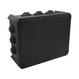 NEOMAX Распределительная коробка наружная IP66 190*150*75мм. ЧЕРНАЯ (без клемм) NX1147