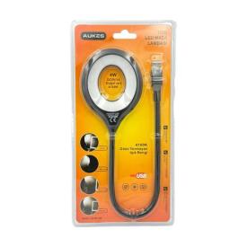 AUKES LED-Світильник USB DC5V/1A 4W 4100K (чорний) ES197-4W
