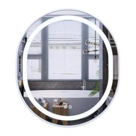 MIXXUS Premium ELLIPSE MV05-80x70-REVERSE WHITE Дзеркало (LED Touch, Anti-fog, димер (3-6,5kK)) (MP6645)