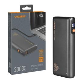 VIDEX VPB-202C-G Power bank 20000mAh PD70W 75W Black