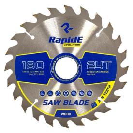 RAPIDE Basic Series Диск пильний по дереву Ø180*20/22,23/32мм. (24зуб.) RAHФ-00001408