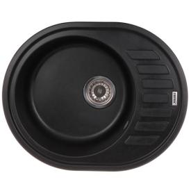 ZERIX ZS-6250R-03 Мийка гранітна 620*500мм. (чорна)
