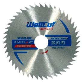 WellCut Basic Series Диск пильний по дереву Ø125*16/20/22,23мм. (30зуб.)