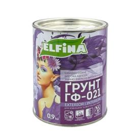 ELFINA Грунт-емаль ГФ-021  0,9кг. (ЧЕРВОНО-КОРИЧНЕВА)