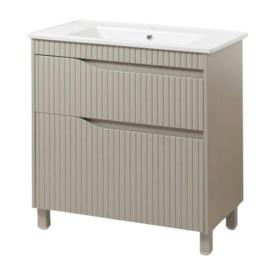 UVVIS Тумба Florence мокко матовий ТНБ - 2 Д 70 з умивальником Vesta 46630