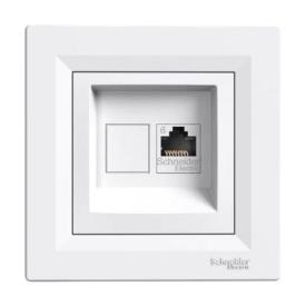 Schneider ASFORA Розетка комп. RJ45 кат. 6 UTP (біла) EPH4700121
