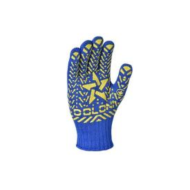 DOLONI Рукавички ЗІРКА трикотажні (10) СИНІ 7 клас 587