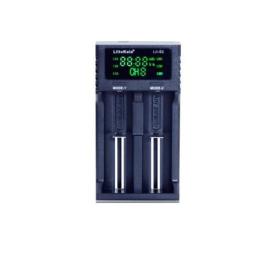 LiitoKala Зарядное устройство для аккумуляторов 2*18650, LCD дисплей, USB шнур Lii-S2