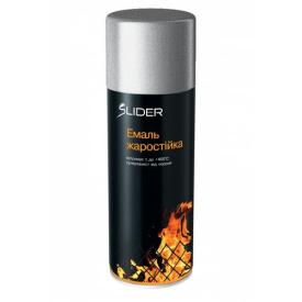SLIDER Фарба аерозольна жаростійка 400°C (СРІБЛО) 400 мл.