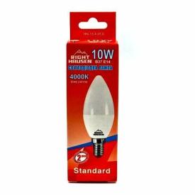 RightHausen LED-Лампа свеча 10W E14 4000K HN-154050