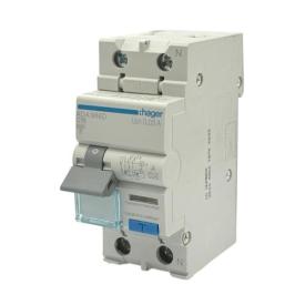 Hager Диф. вимикач 1P+N, 16A, С 30 mA, 6 kА ADA966D