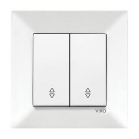 VIKO MERIDIAN Выключатель внутренний 2-й проходной (белый) 90970017-WH