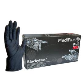 MediPlus Перчатки нитриловые черные L (уп./50пар)