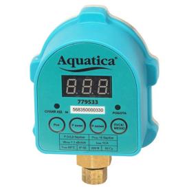 AQUATICA Реле тиску електронне 1.1кВт Ø¼ із захистом сухого ходу 779533