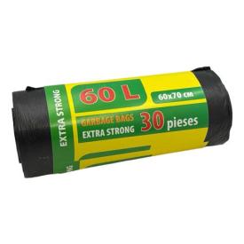Пакети для сміття 60L 60*70см. EXTRA STRONG (уп/30шт.)