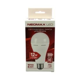 NEOMAX LED-Лампа акумуляторна 12W E27 6500K 1200mA A80 NX12E-C27