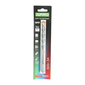 APRO PRO SERIES Бур по бетону SDS PLUS HQ S4 Ø12x160мм 815176