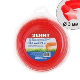 ЗЕНИТ Леска для триммера ЗВЕЗДА 3,0мм * 74м 40130074
