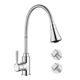 LEDEME LM4199 Змішувач для кухні (хром) LL1843
