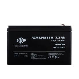 LogicPower Акумулятор свинцево-кислотний AGM LPM 12V/7,2Ah 3863