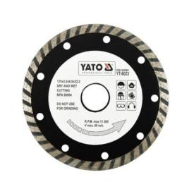 YATO Диск алмазный 125*2,6*22,2 (турбо) YT-6023