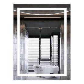 MIXXUS Premium FLASH MR21-70x90 Дзеркало (LED Touch, Anti-fog, димер, годинник) (MP6618)