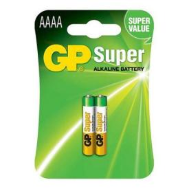 GP SUPER AAAA/LR61 1,5V ALKALINE (уп./2шт.)
