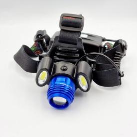 POLICE Ліхтар налобний BL-2117-T6+2COB-USB