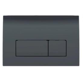 GEBERIT DELTA50 Клавіша подвійного змиву (чорний мат) 115.119.14.1