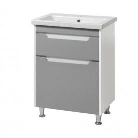 UVVIS Тумба Valencia NEW grey ТНБ-2 Д 60 з умивальником КОМО 44338