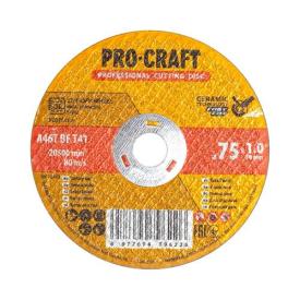 PROCRAFT Диск відрізний по металу 75*1,6*10мм. (до PGA12) YCD7510