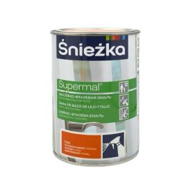 SNIEZKA Олійно-фталева емаль 0,8л. ПОМАРАНЧОВА глянцева F550