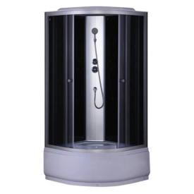 MIXXUS STRONG SB01-90x90x215-GR SATIN Душевой бокс 90*90мм. (высокий поддон) (MI6885)