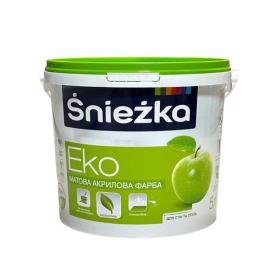 SNIEZKA ECO Фарба акрилова для стін та стель 7кг.