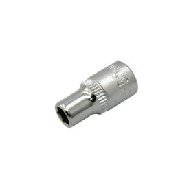 YATO Головка шестигранна  Cr-V 1/4 M=5,5мм., L=25мм. YT-1404